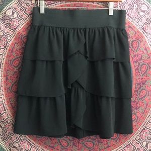 Black high waisted skirt